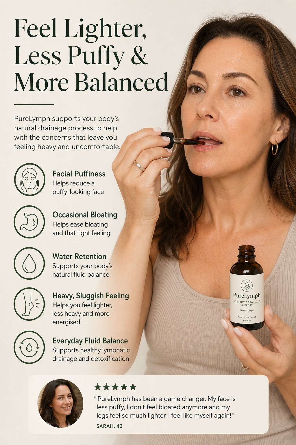 Pure Lymph-Lymphatic Drainage Drops